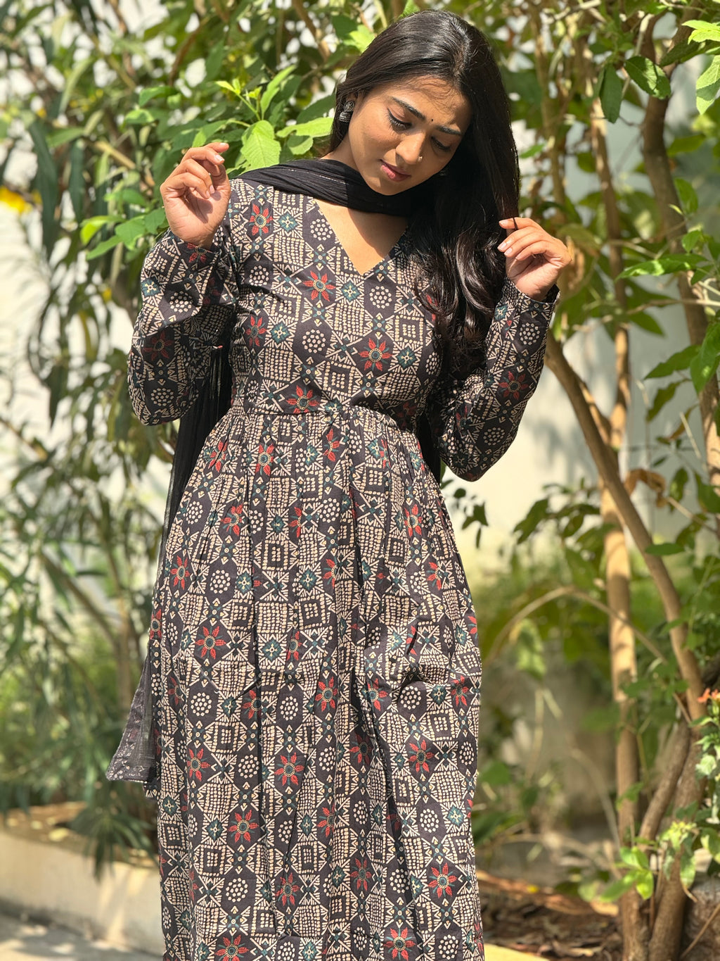 Dhwali Cotton Suit Set