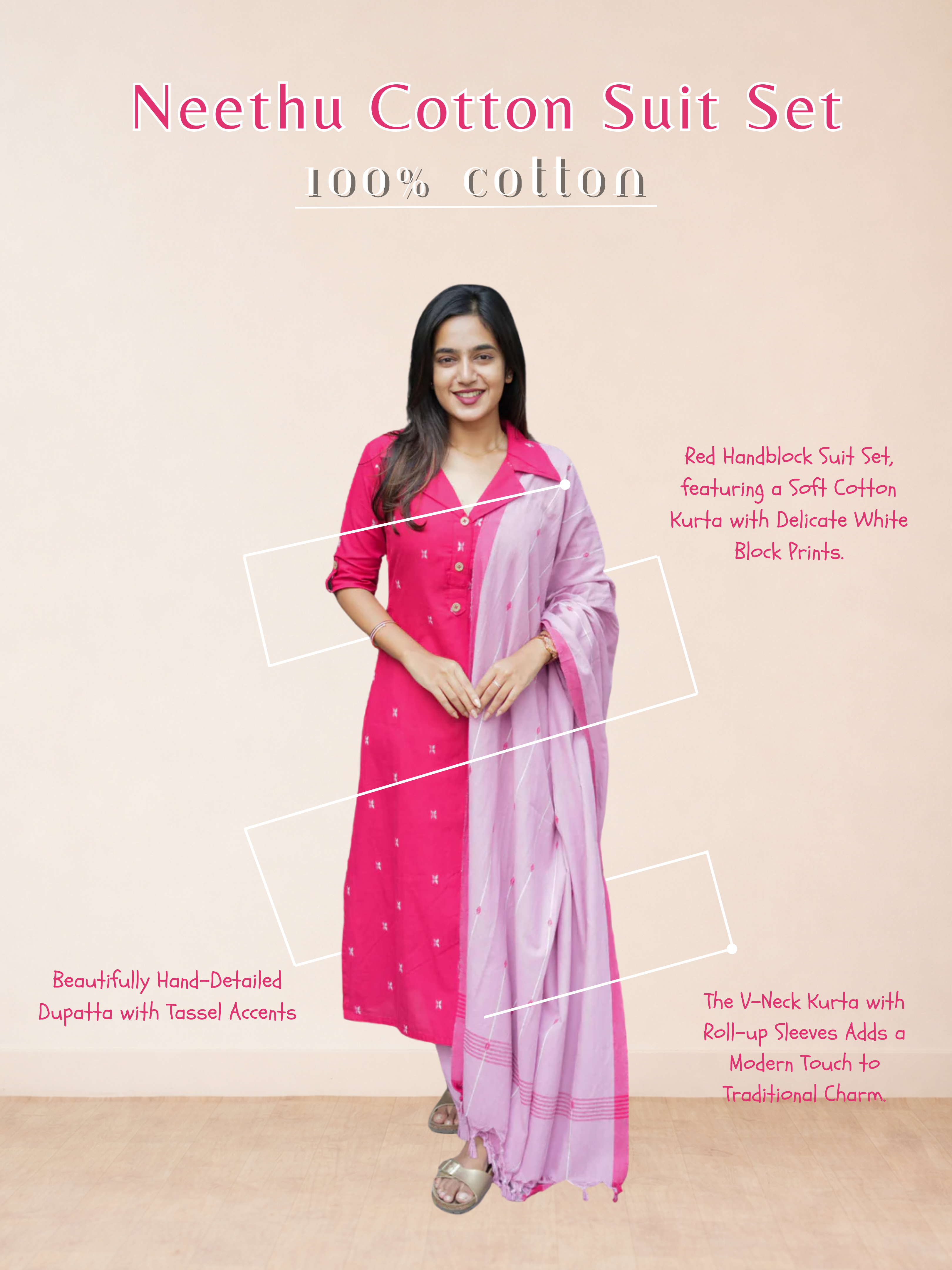 Neethu Cotton Suit Set