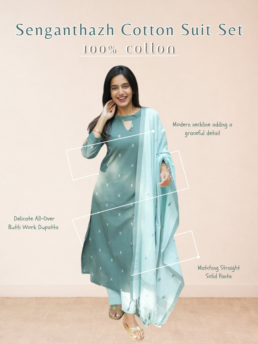 Senganthazh Cotton Suit Set