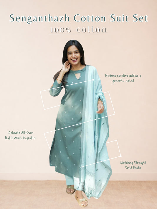 Senganthazh Cotton Suit Set