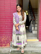 Tanaya Cotton Anarkali Set