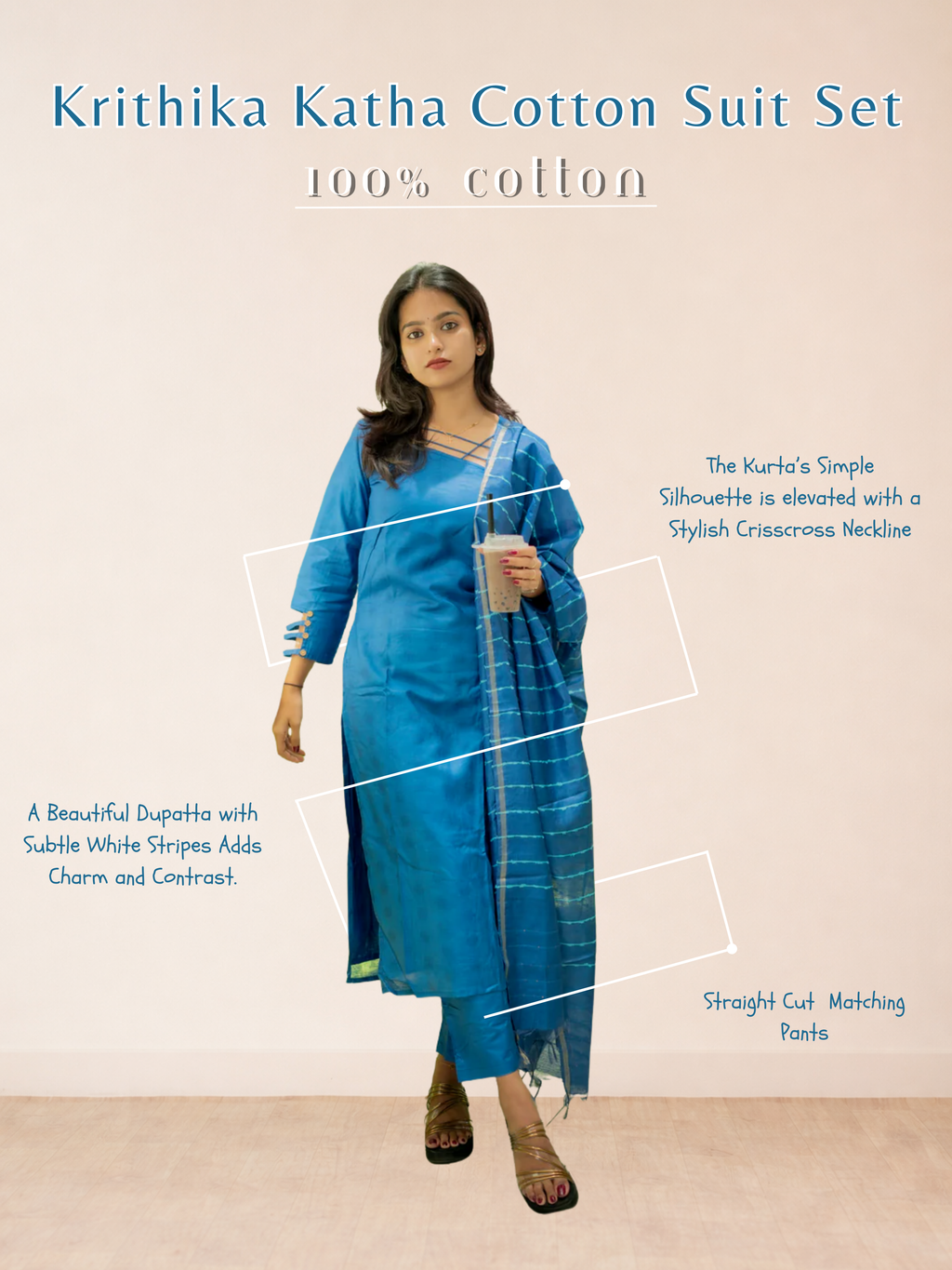 Krithika Katha Cotton Suit Set