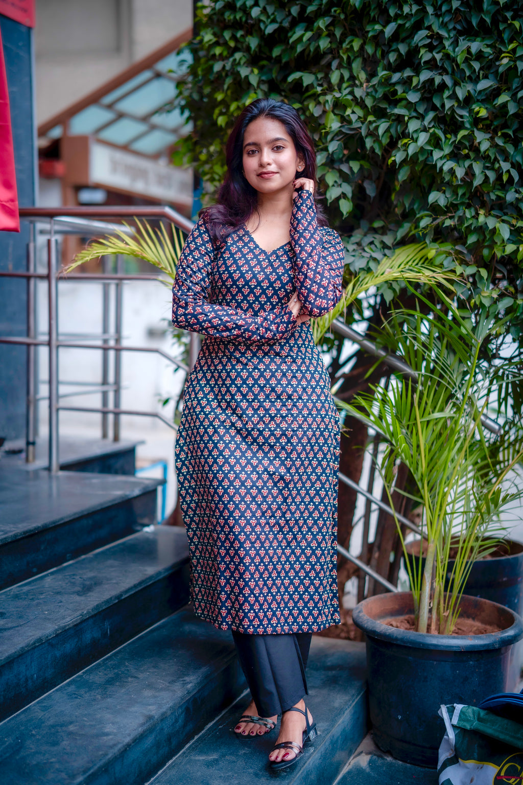 Nila Cotton Kurta Pant Set