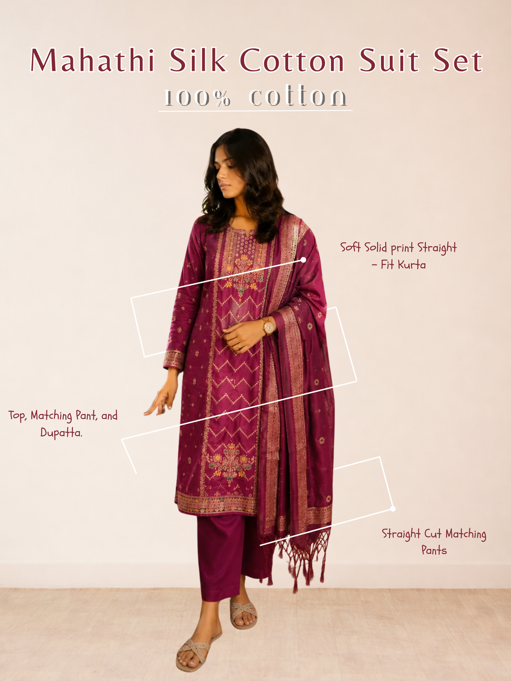 Mahathi Silk Cotton Suit Set