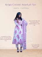Kripa Cotton Anarkali Set