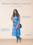 Marlowe Indigo Co-ord Set