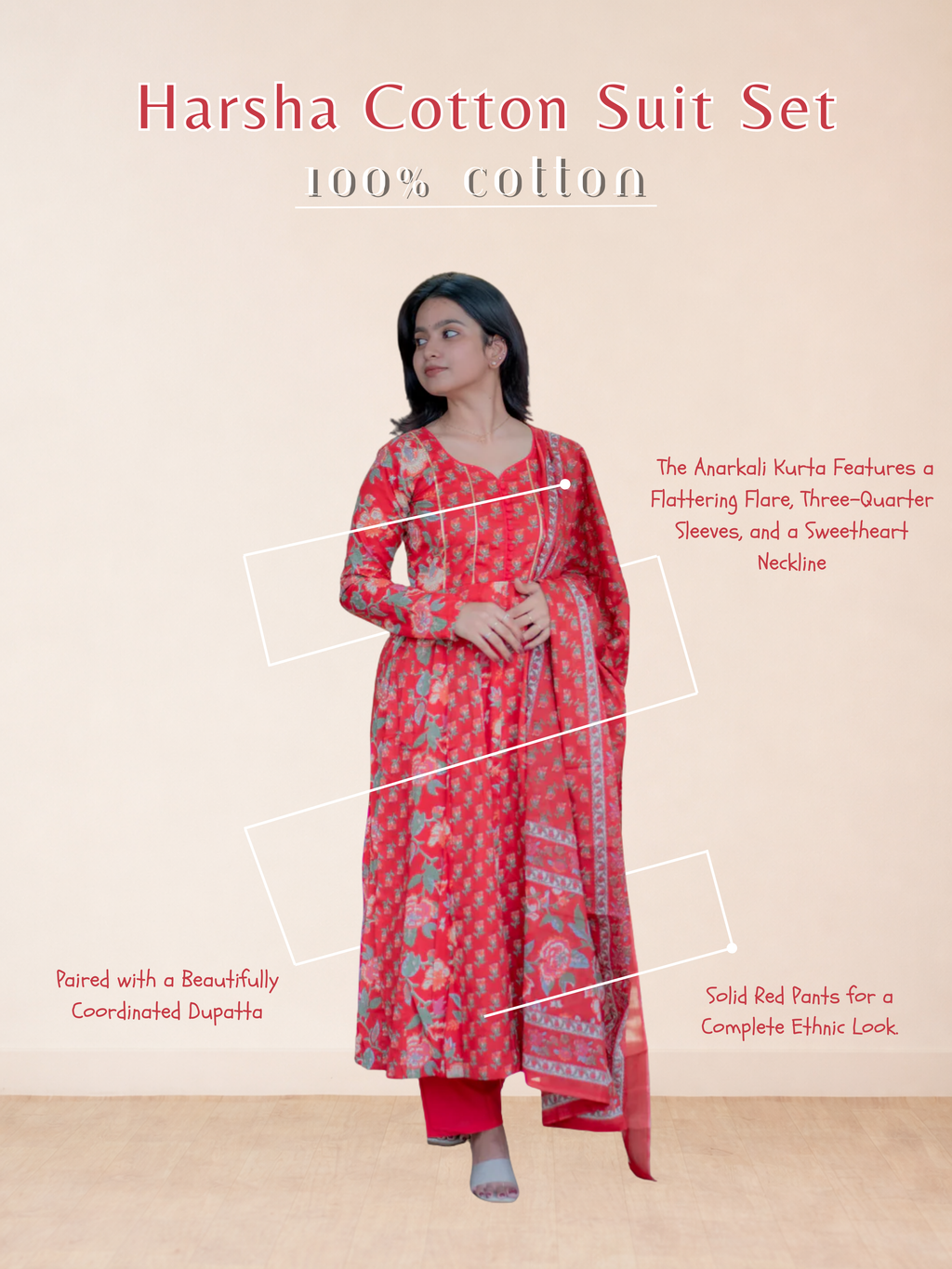Harsha Cotton Suit Set