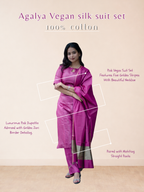 Agalya Vegan silk suit set
