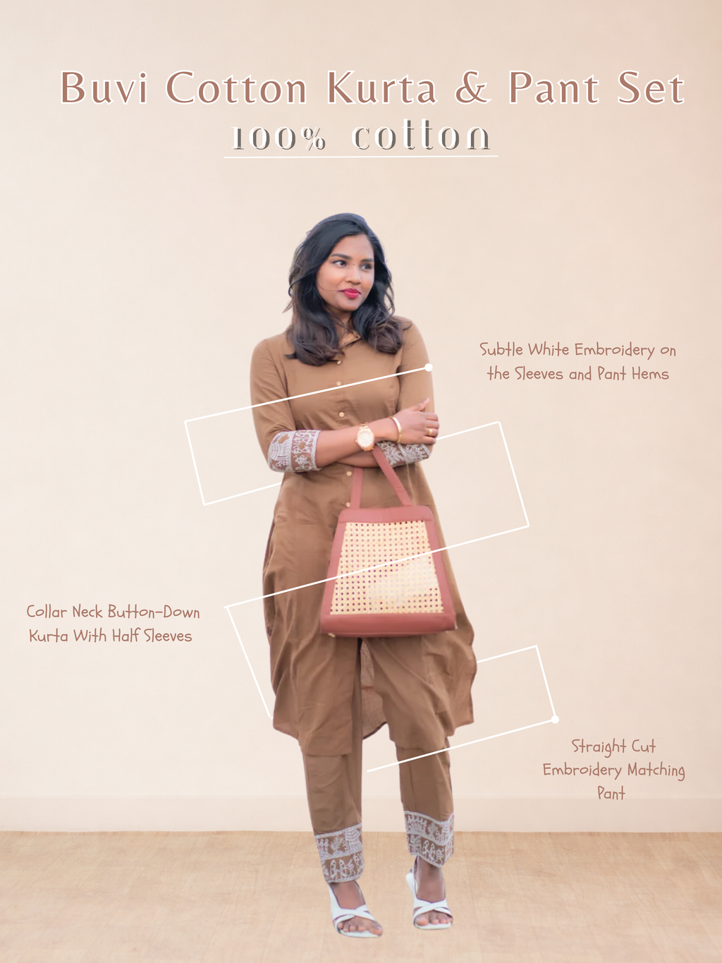 Buvi Cotton Kurta & Pant Set