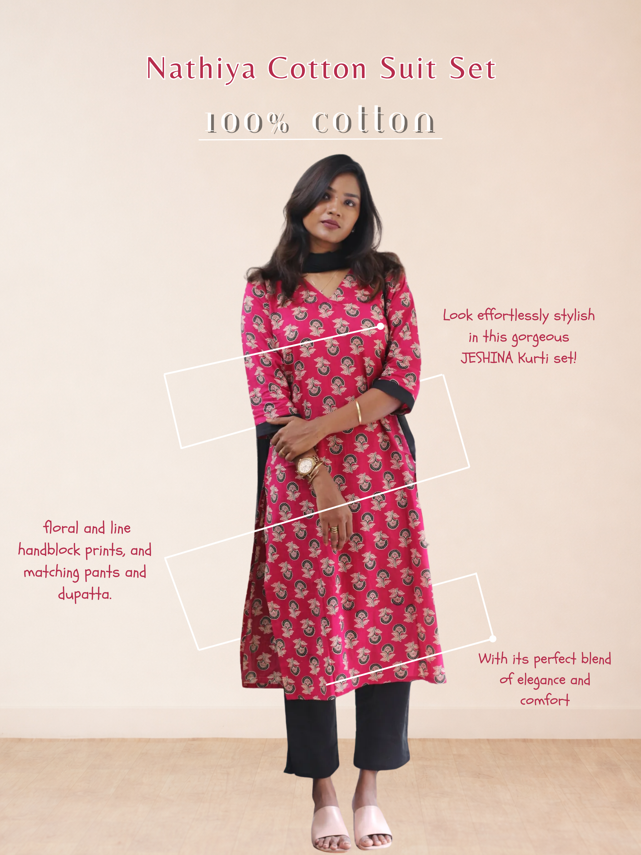 Nathiya Cotton Suit Set