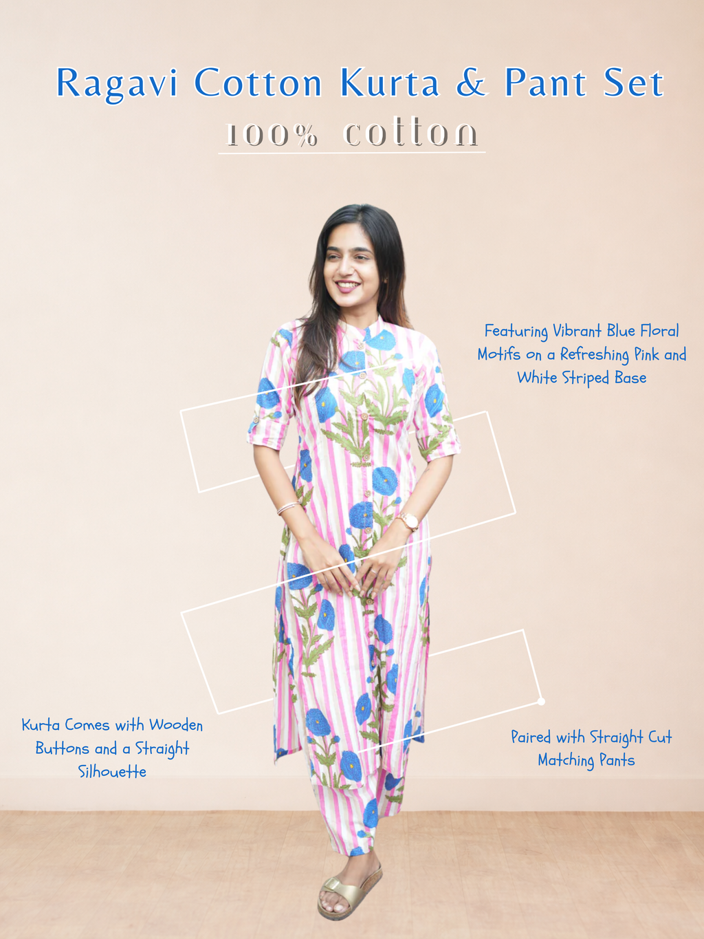 Ragavi Cotton Kurta & Pant Set