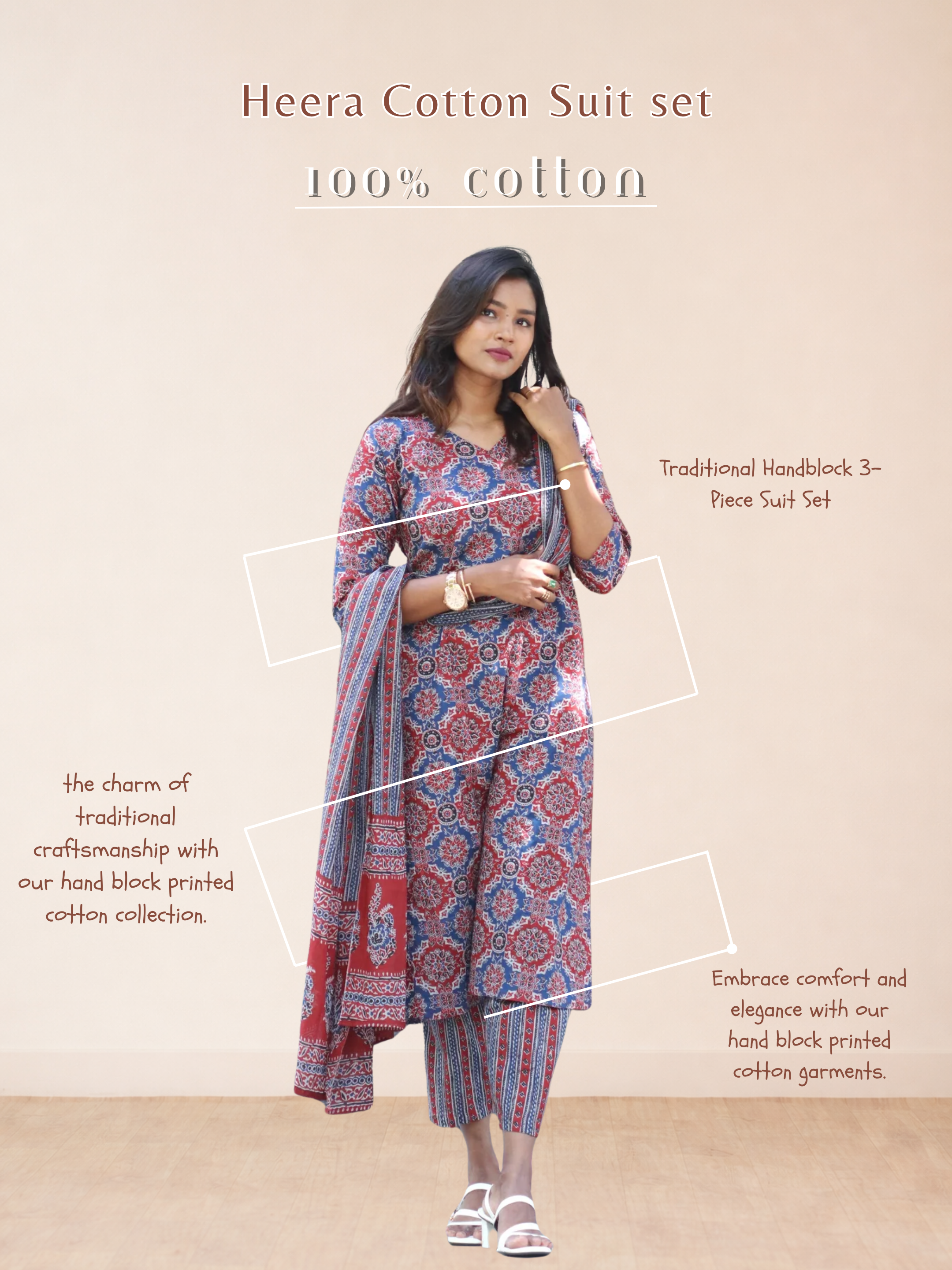 Heera Cotton Suit set