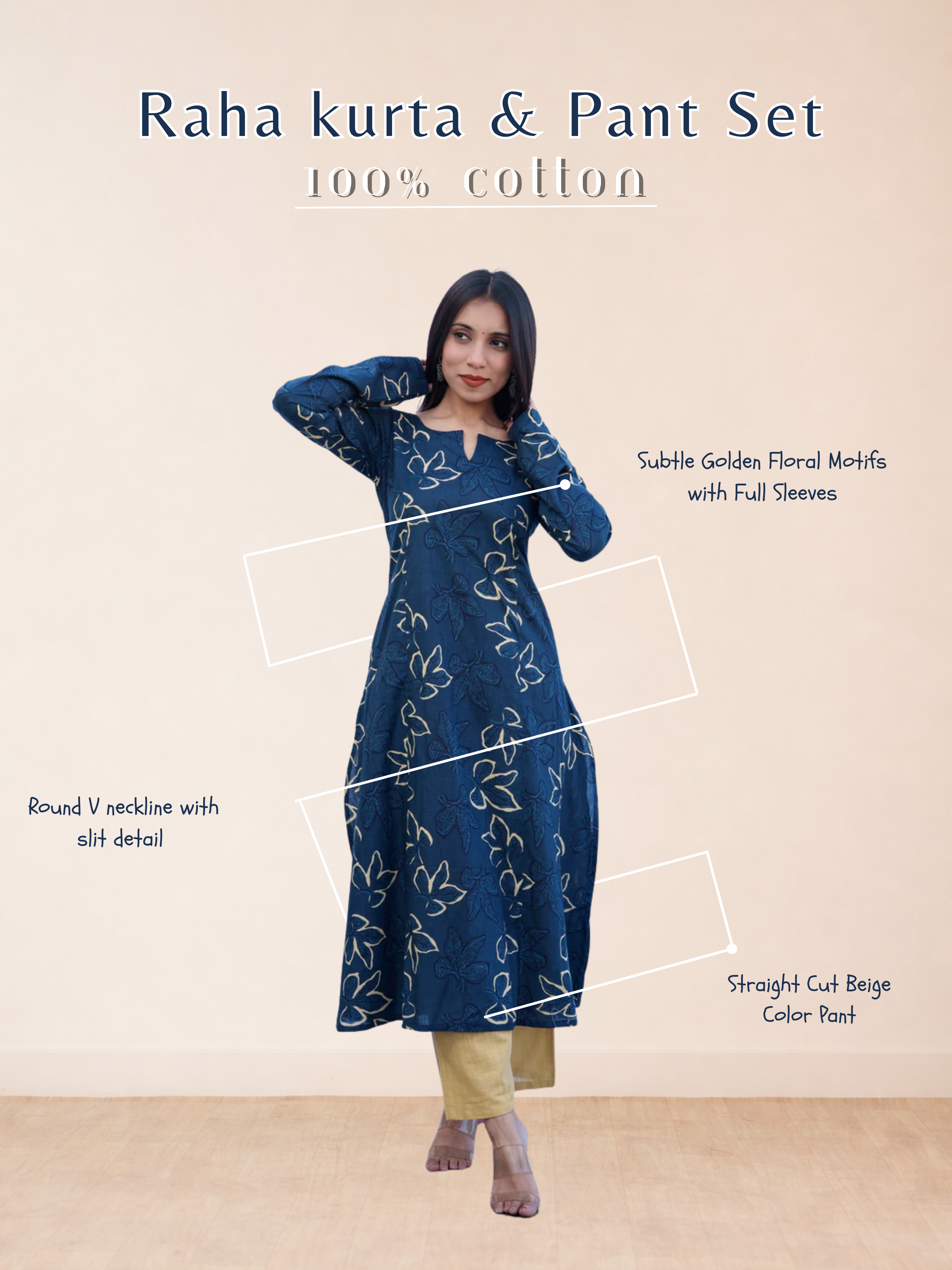 Kendall Floral Pure cotton Co ord set