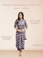 Nishika Cotton Kurta & Pant Set