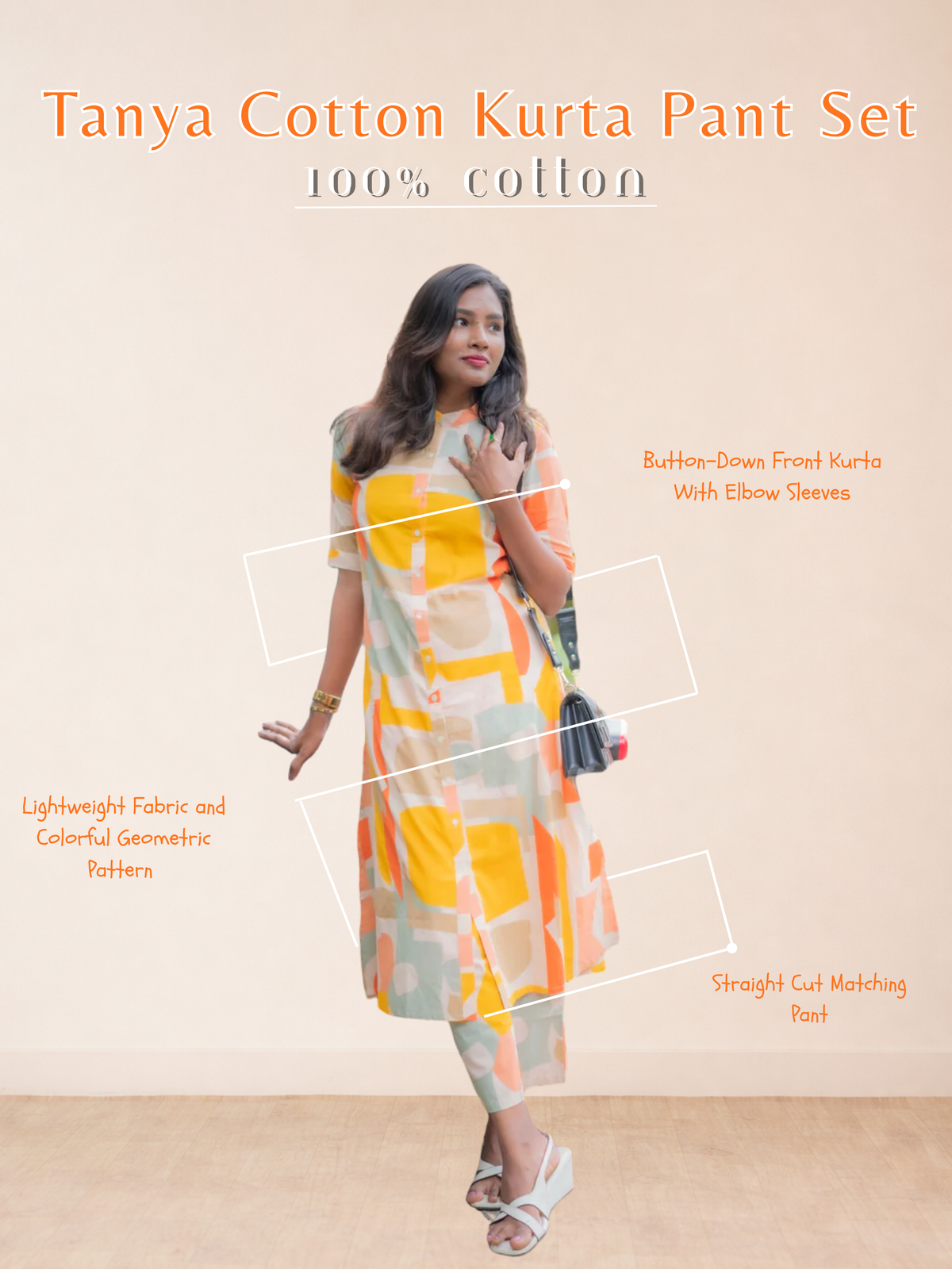 Tanya Cotton Kurta Pant Set