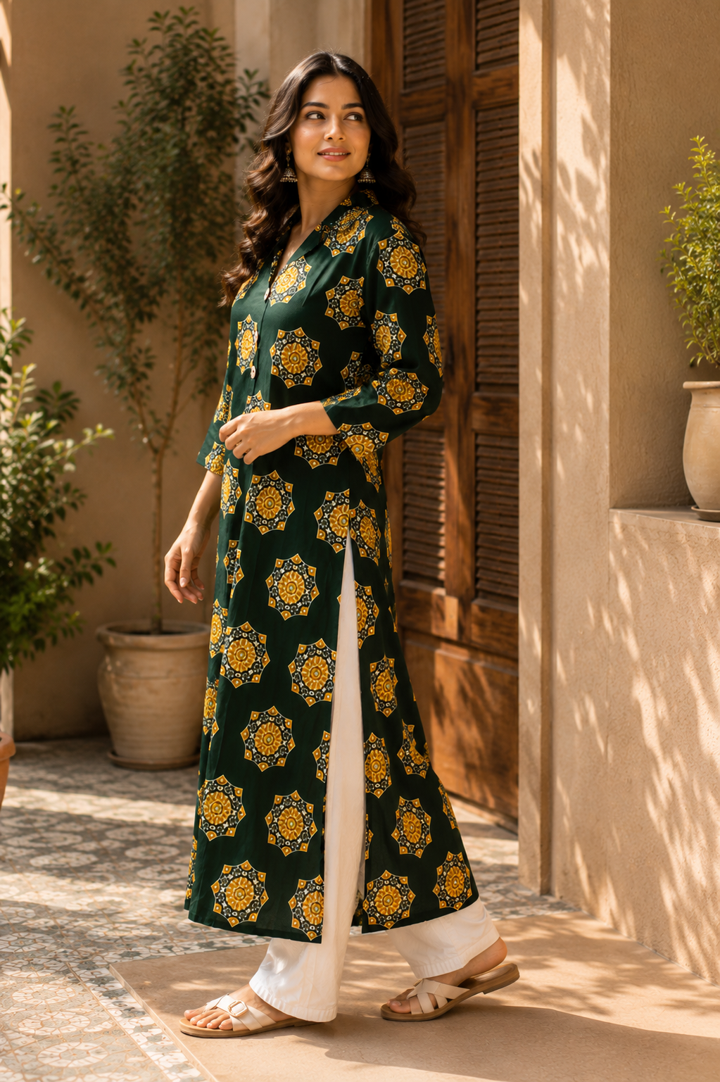 Zunaira Cotton Kurti Set