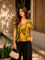 Romy Cotton Wrap Tunic