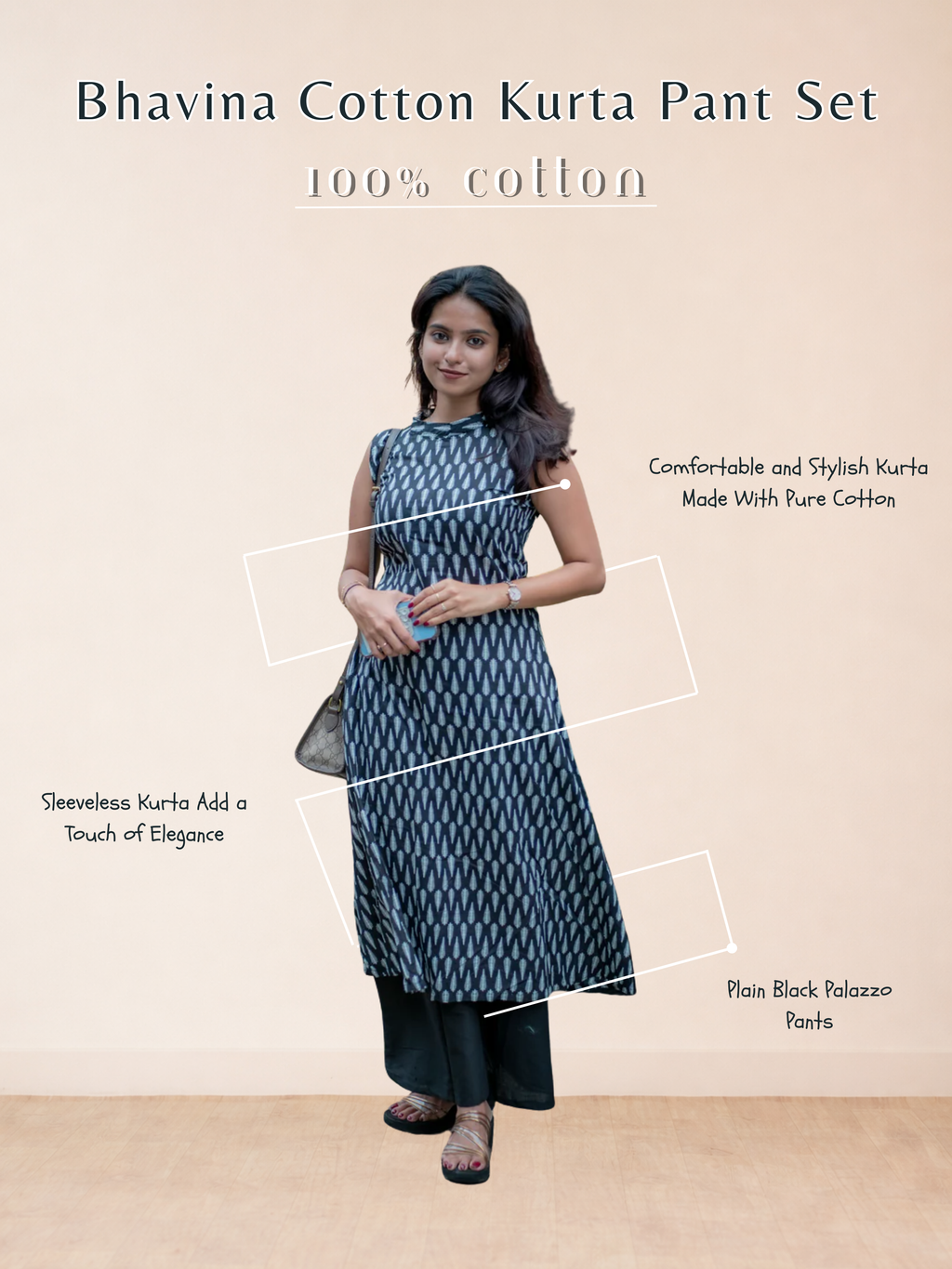 Bhavina Cotton Kurta Pant Set