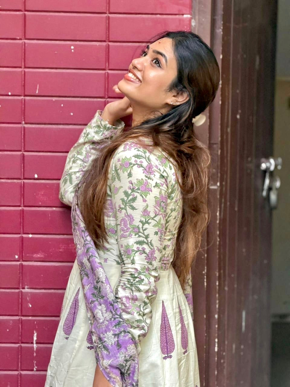 Tanaya Cotton Anarkali Set