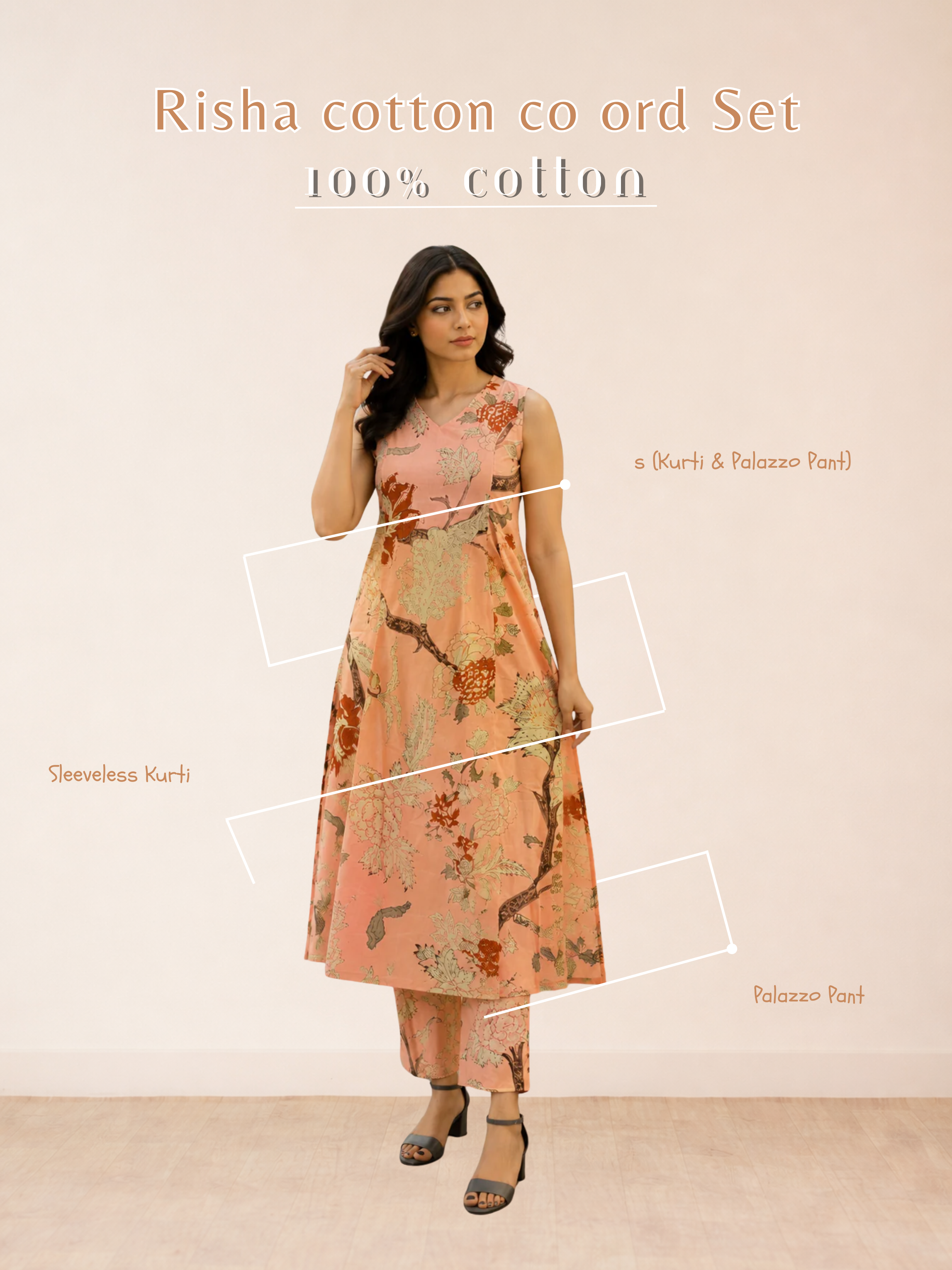 Risha cotton co ord Set