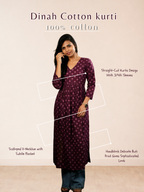 Dinah Cotton kurti
