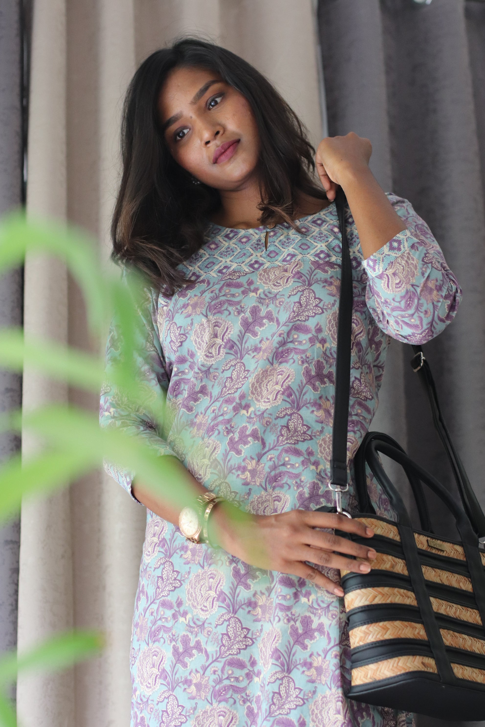 Athinya Cotton kurta & Pant Set