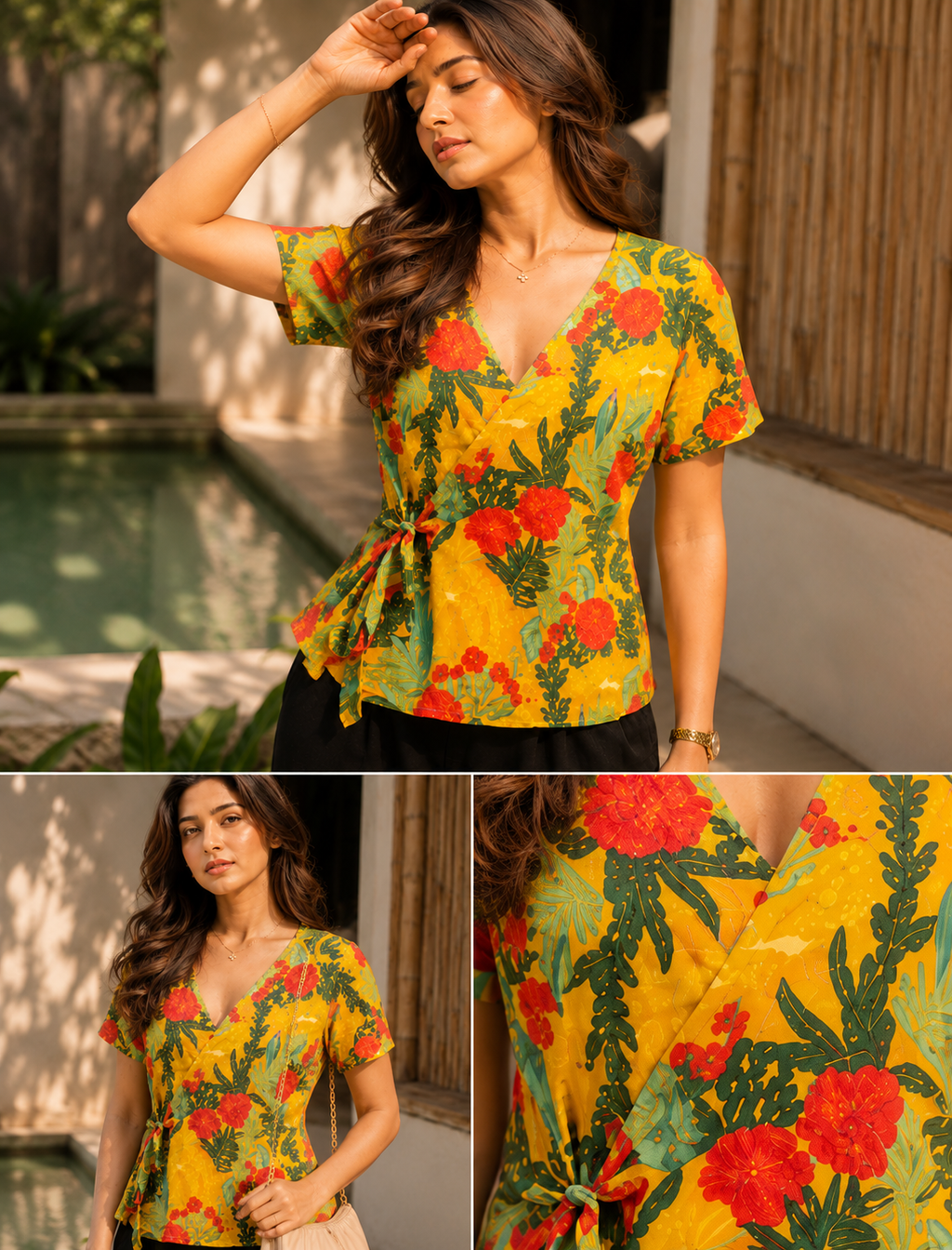 Romy Cotton Wrap Tunic