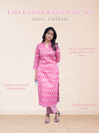 Lina Cotton Kurta Pant Set