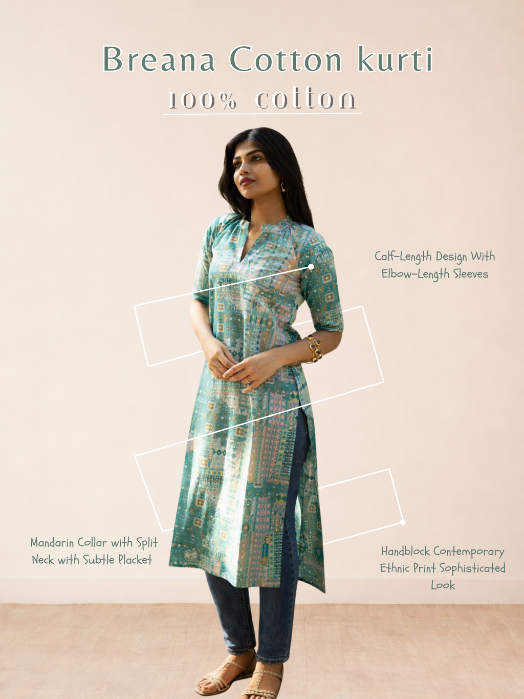 Breana Cotton kurti