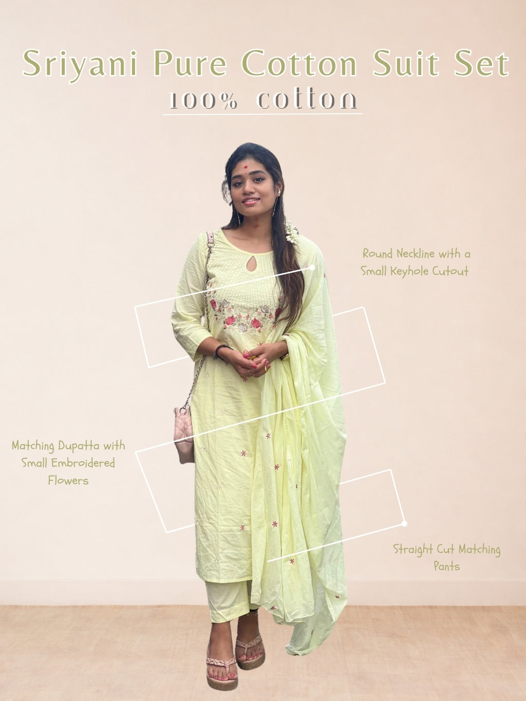 Sriyani Pure Cotton Suit Set