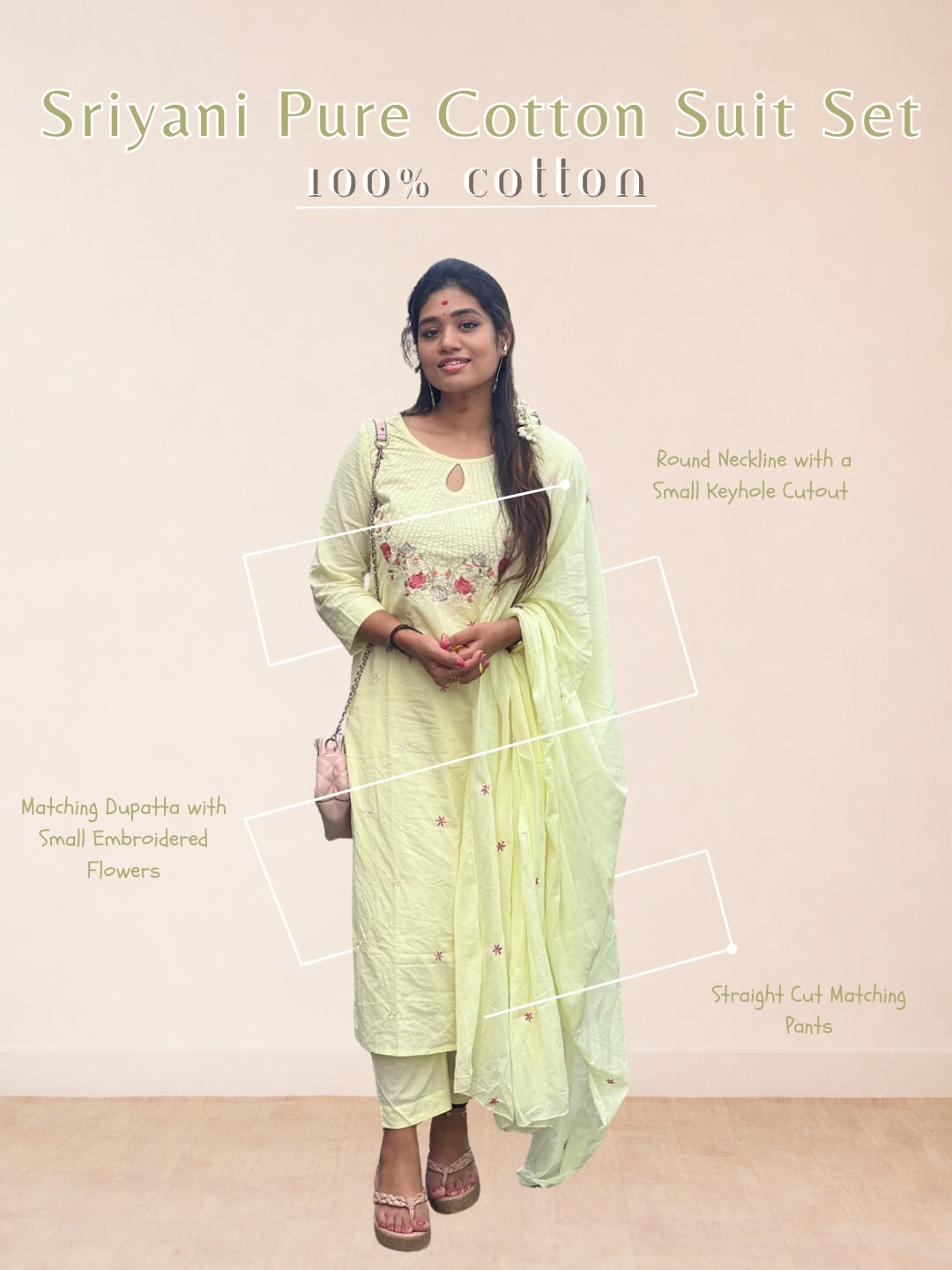 Sriyani Pure Cotton Suit Set