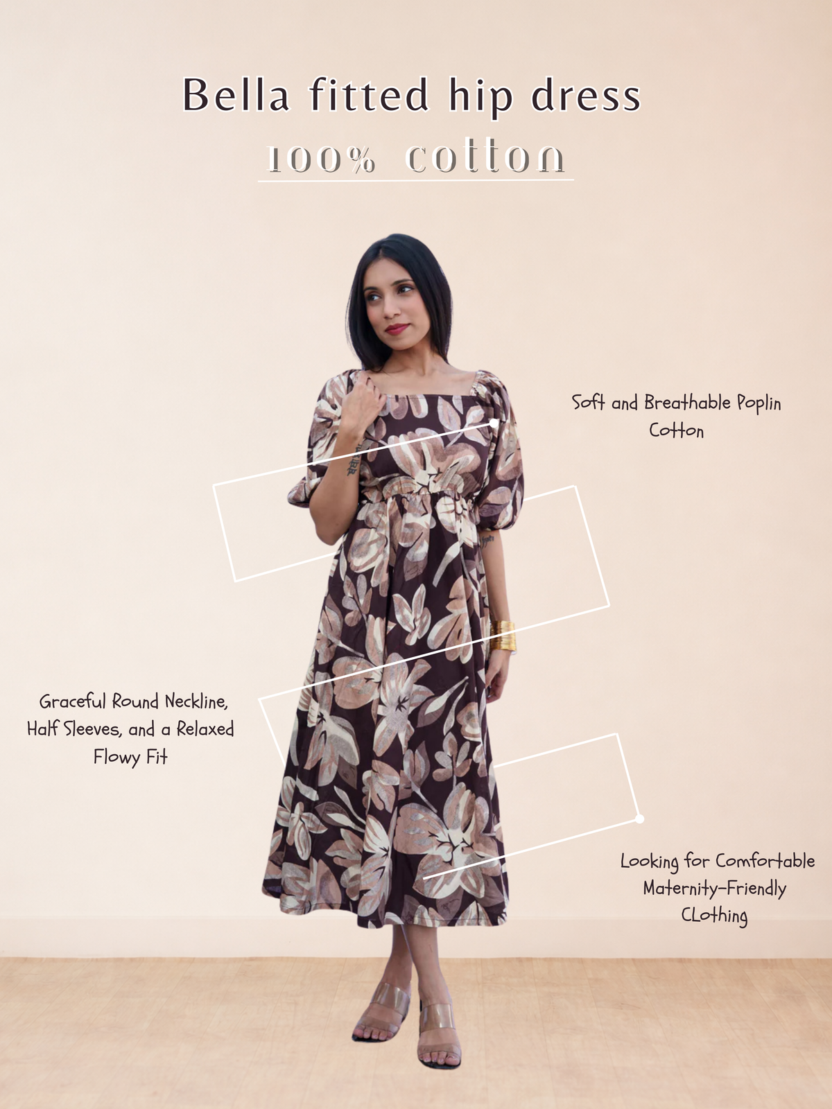 Bella fitted hip dress