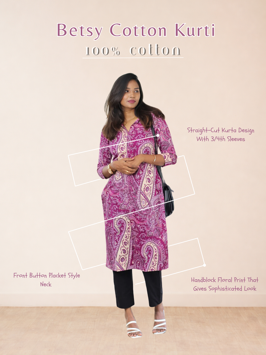 Betsy Cotton Kurti