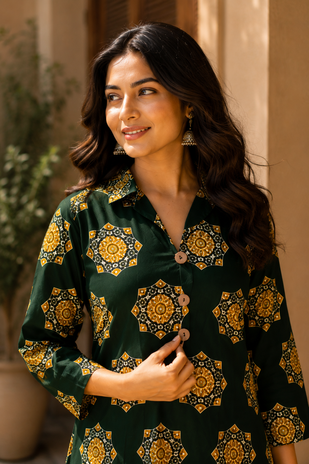 Zunaira Cotton Kurti Set