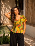 Romy Cotton Wrap Tunic
