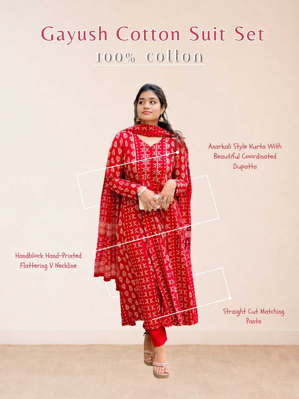 Gayush Cotton Suit Set