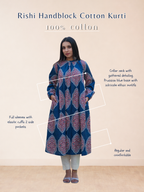 Rishi Handblock Cotton Kurti