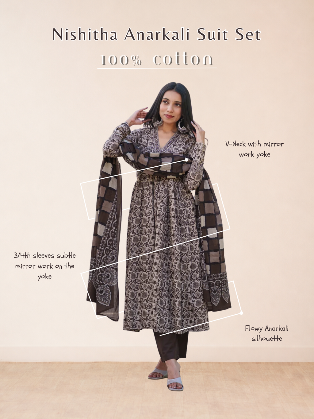 Nishitha Anarkali Suit Set