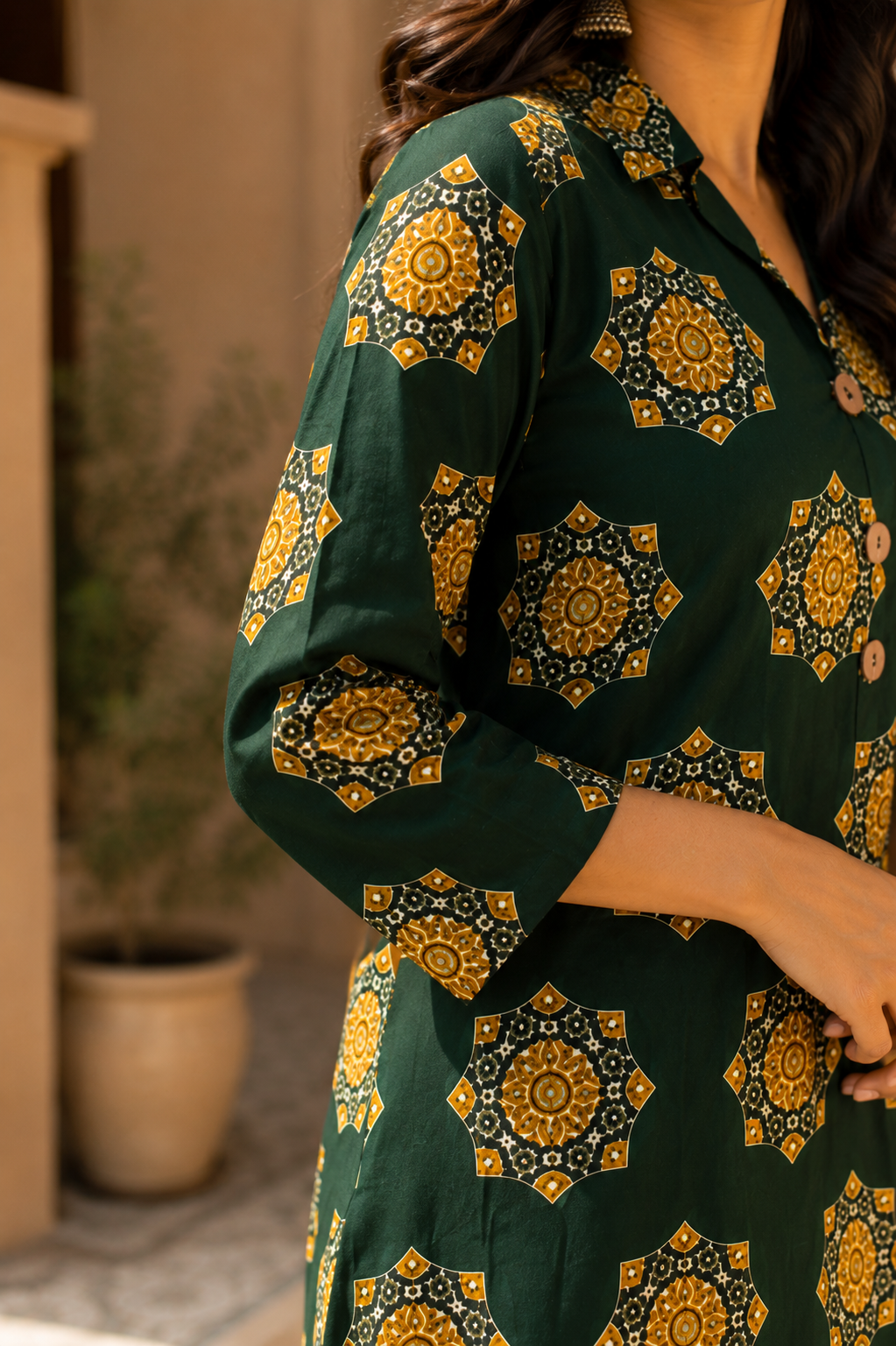 Zunaira Cotton Kurti Set