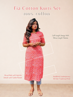 Fia Cotton Kurti Set