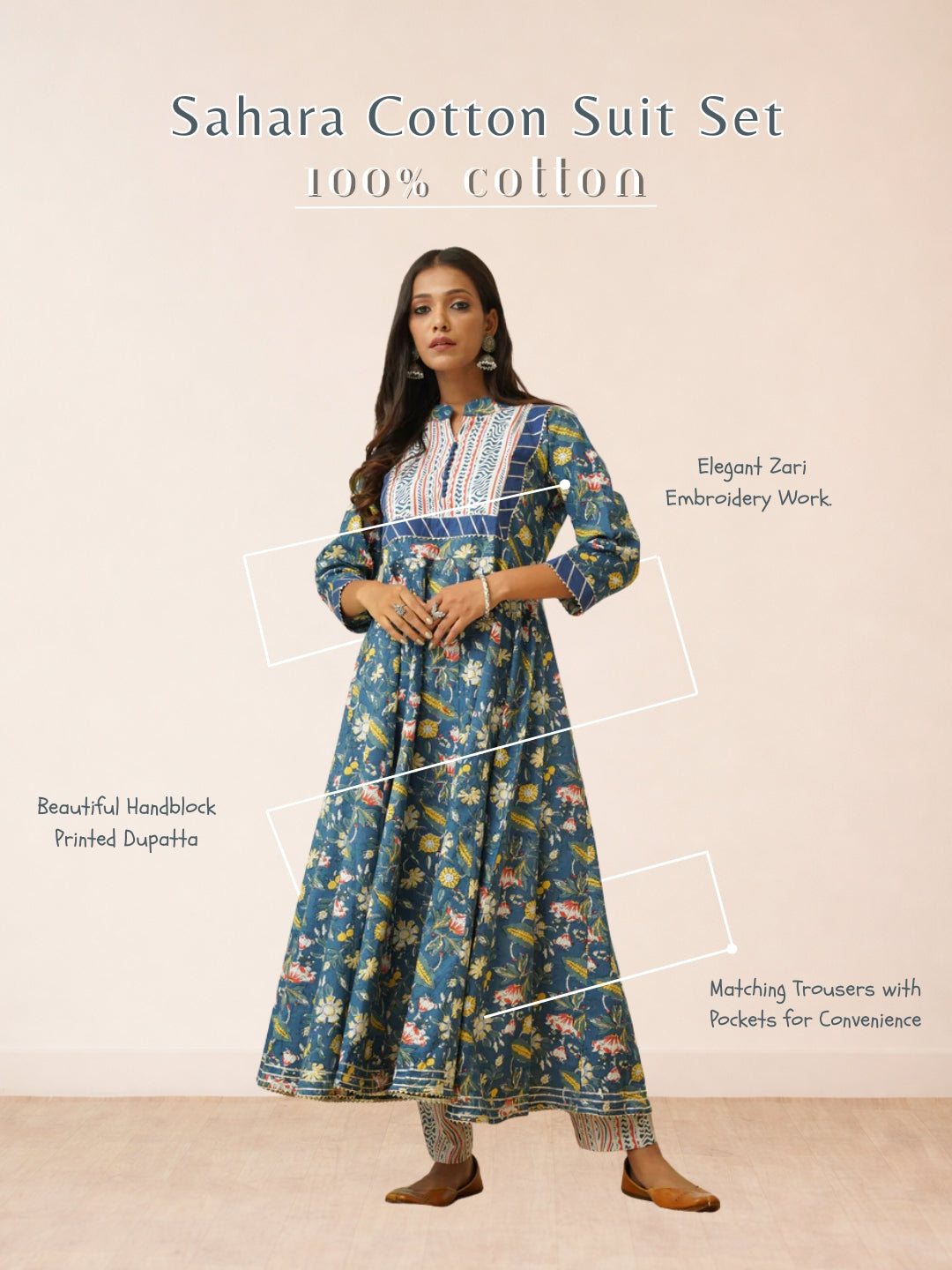 SAHARA Cotton Suit Set