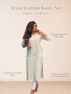 Tessa Cotton Kurti Set