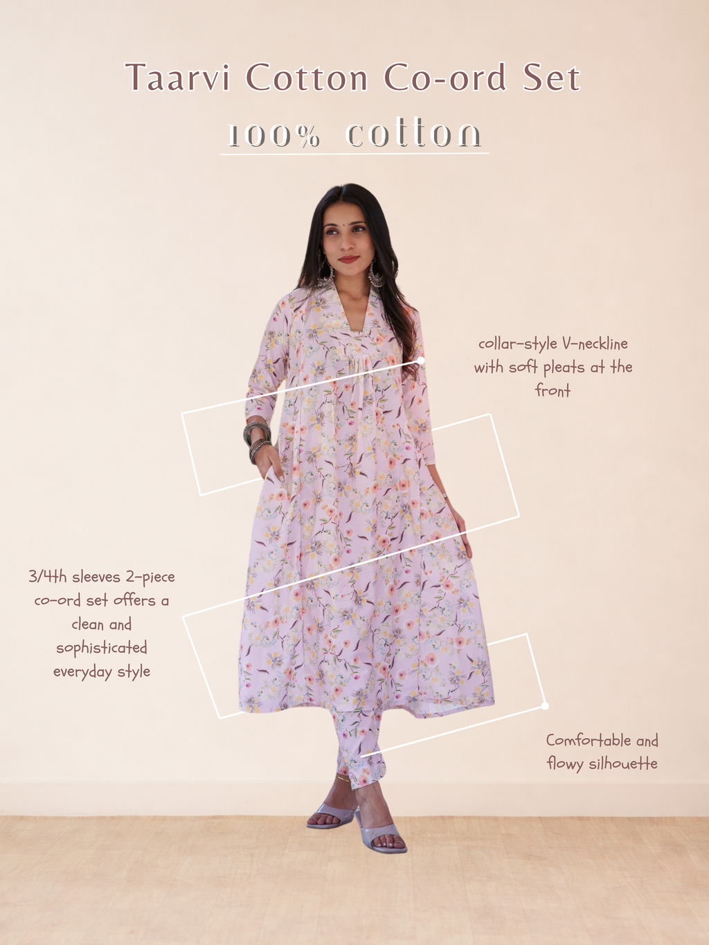 Taarvi Cotton Co-ord Set
