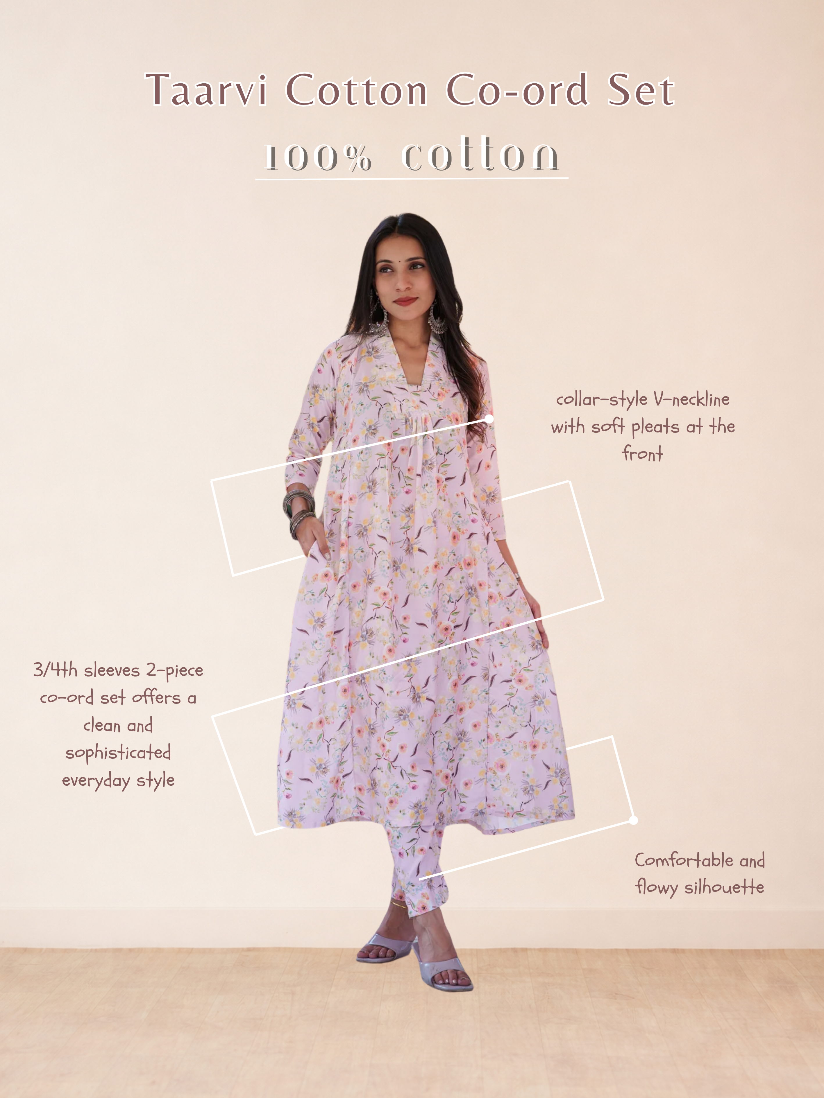Taarvi Cotton Co-ord Set