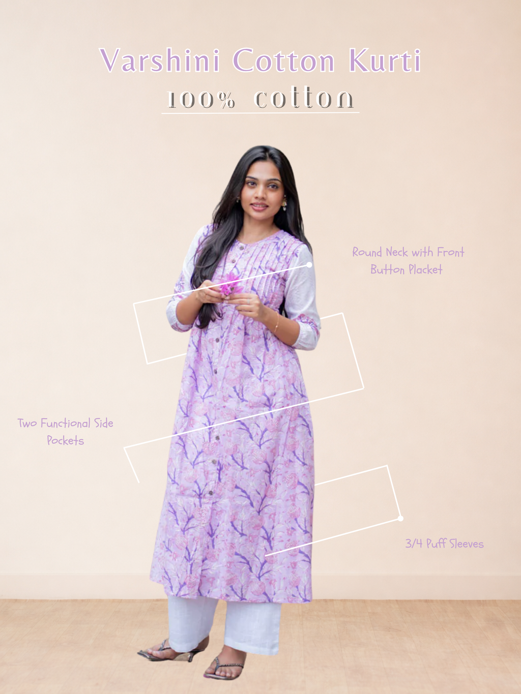Varshini Cotton Kurti