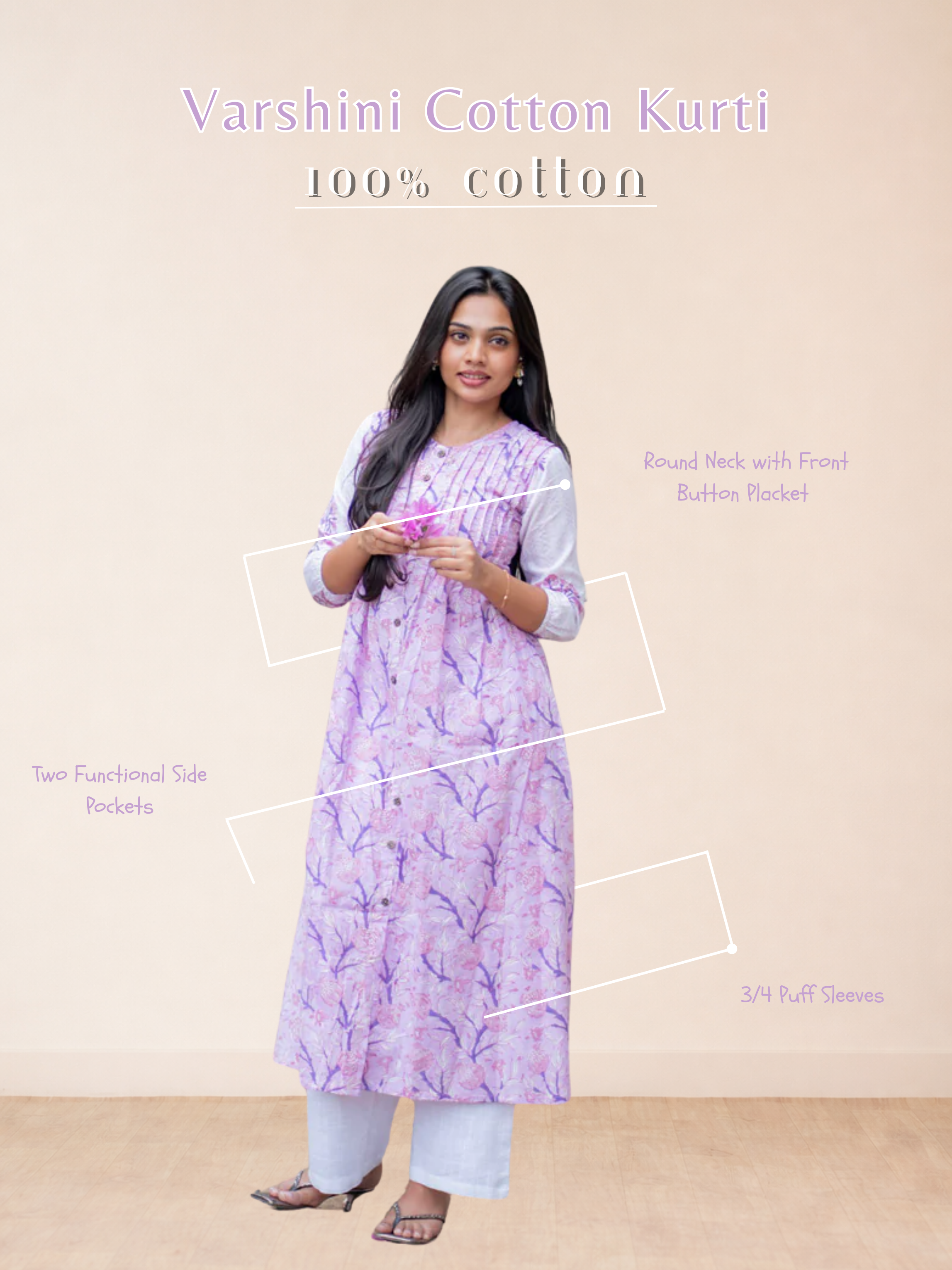 Varshini Cotton Kurti
