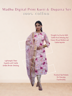 Madhu Digital Print Kurti & Dupatta Set