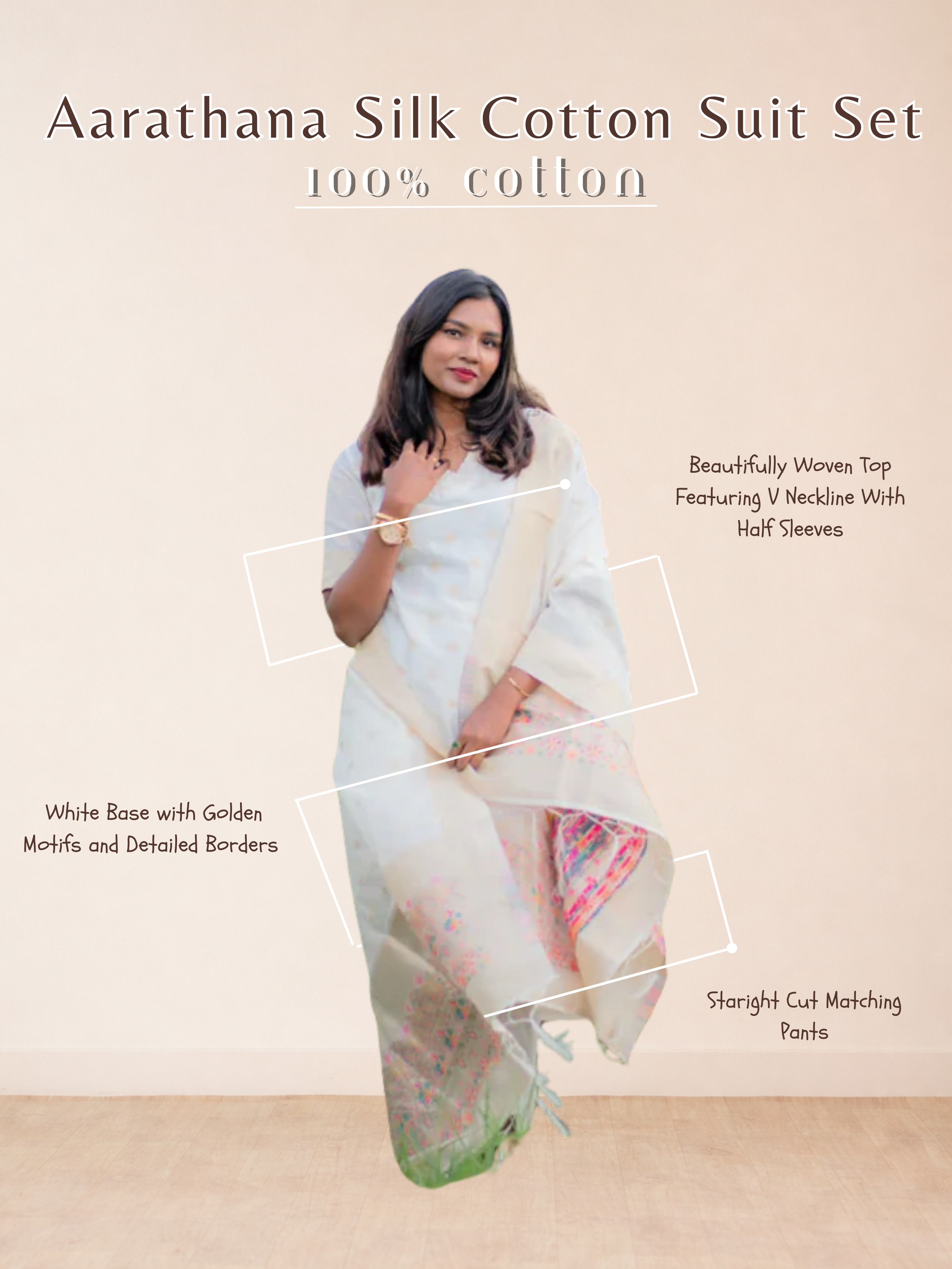 Aarathana Silk Cotton Suit Set