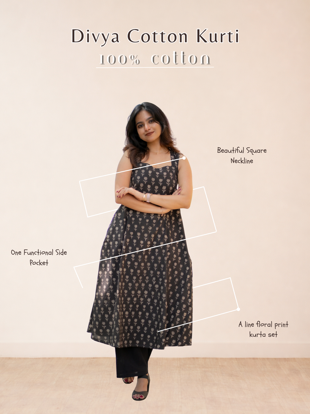 Divya Cotton Kurti