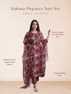 Sahana Organza Suit Set